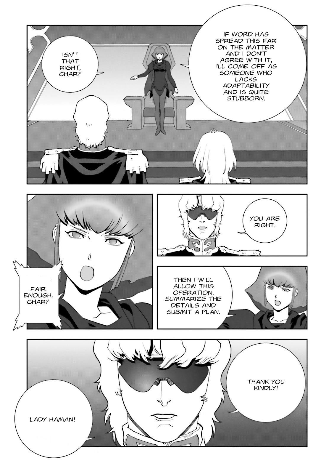 Kidou Senshi Gundam: C.D.A. Wakaki Suisei no Shouzou Chapter 66 page 29 - Chapter 66 : File Sixty Six - Seperation