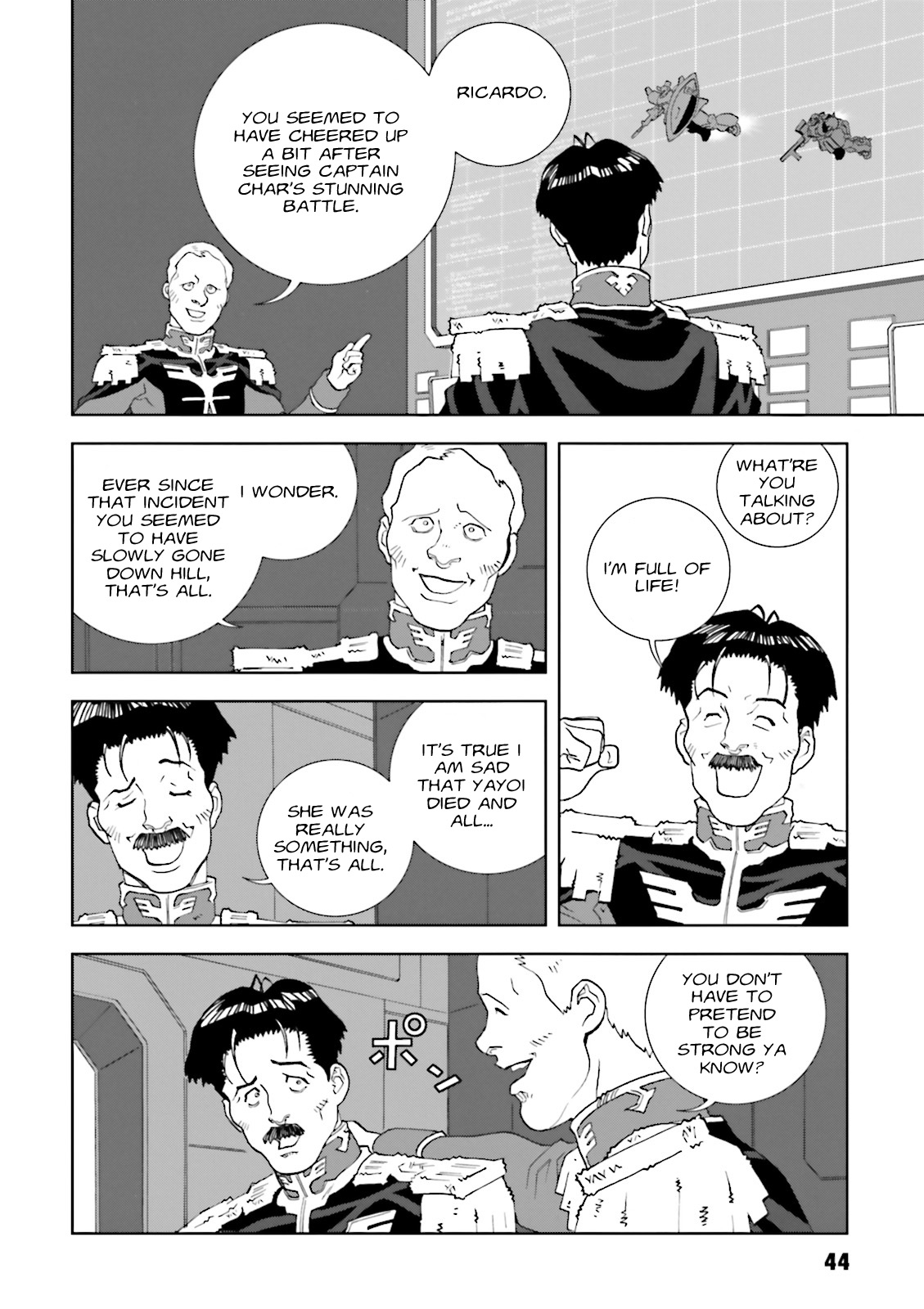 Kidou Senshi Gundam: C.D.A. Wakaki Suisei no Shouzou Chapter 66 page 8 - Chapter 66 : File Sixty Six - Seperation