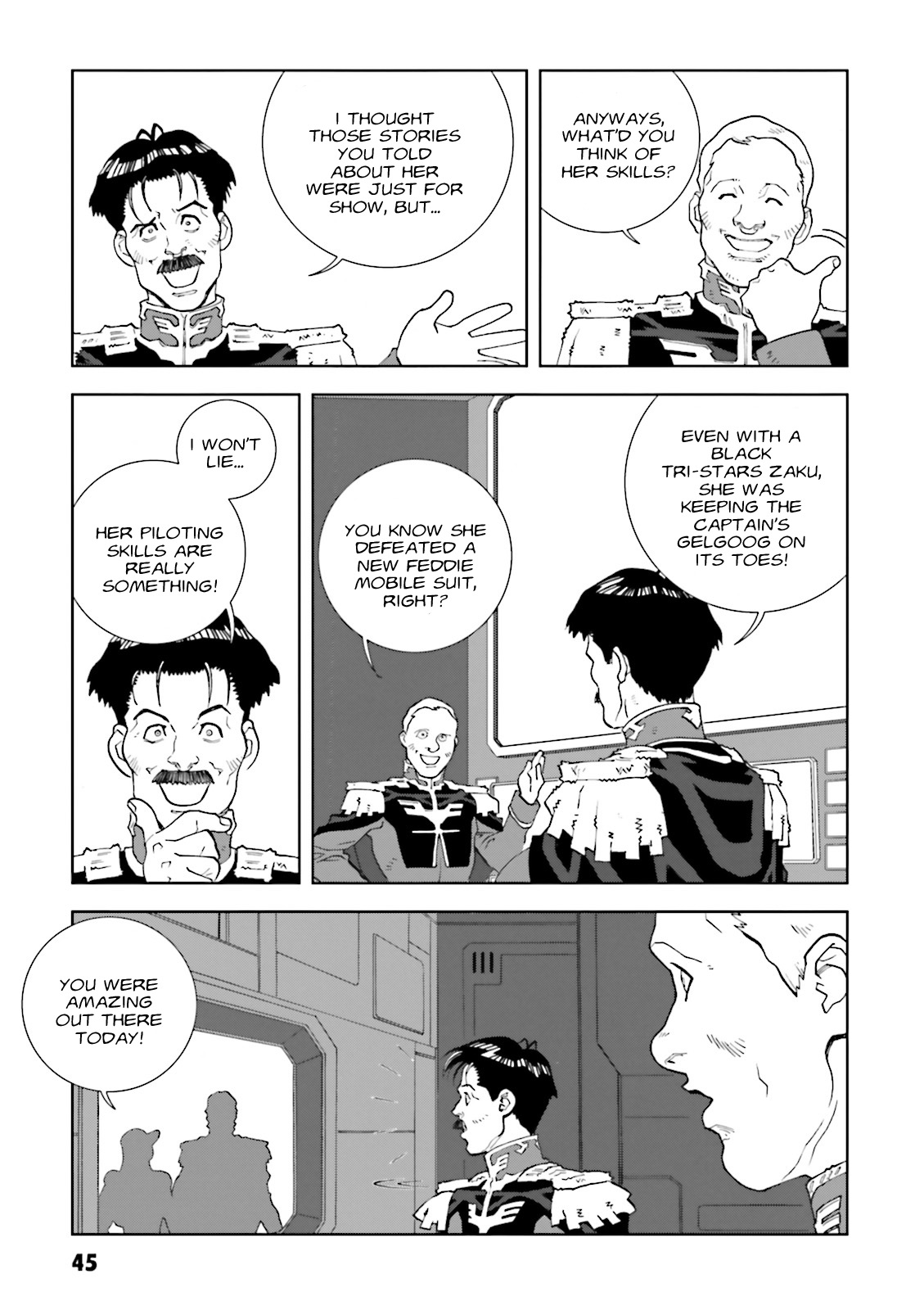 Kidou Senshi Gundam: C.D.A. Wakaki Suisei no Shouzou Chapter 66 page 9 - Chapter 66 : File Sixty Six - Seperation