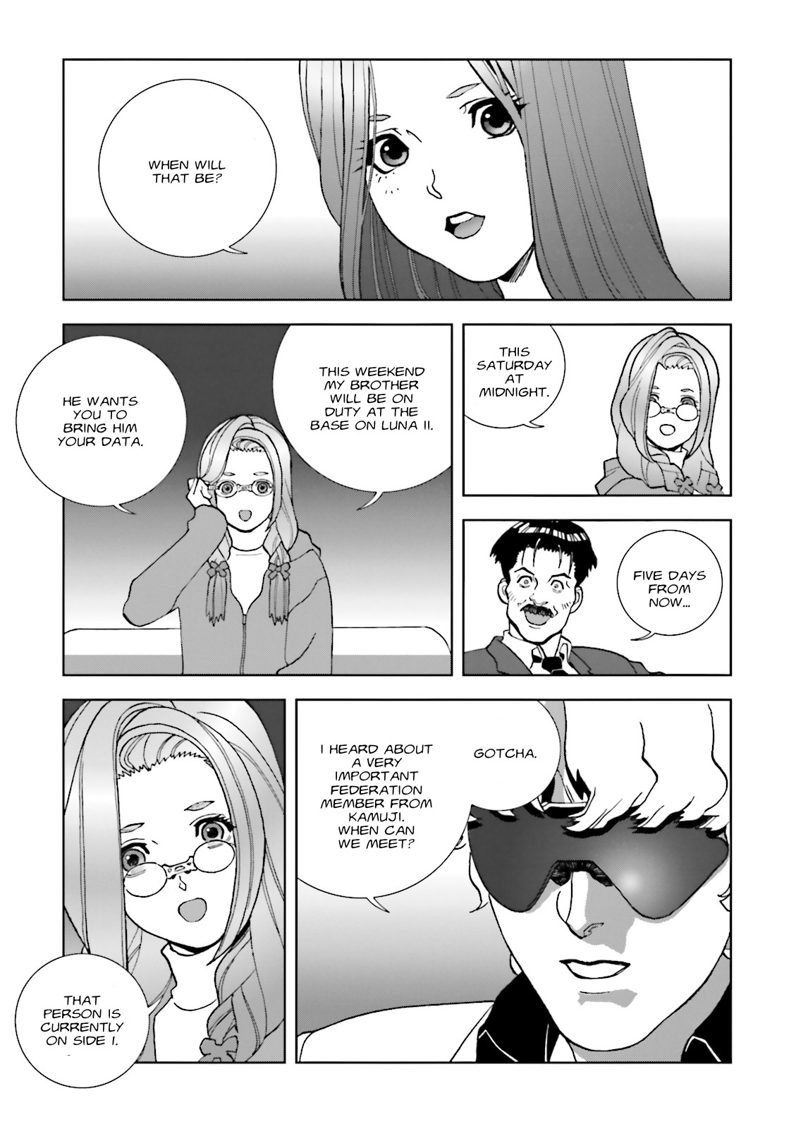 Kidou Senshi Gundam: C.D.A. Wakaki Suisei no Shouzou Chapter 67 page 17 - Chapter 67 : File Sixty Seven - Identification