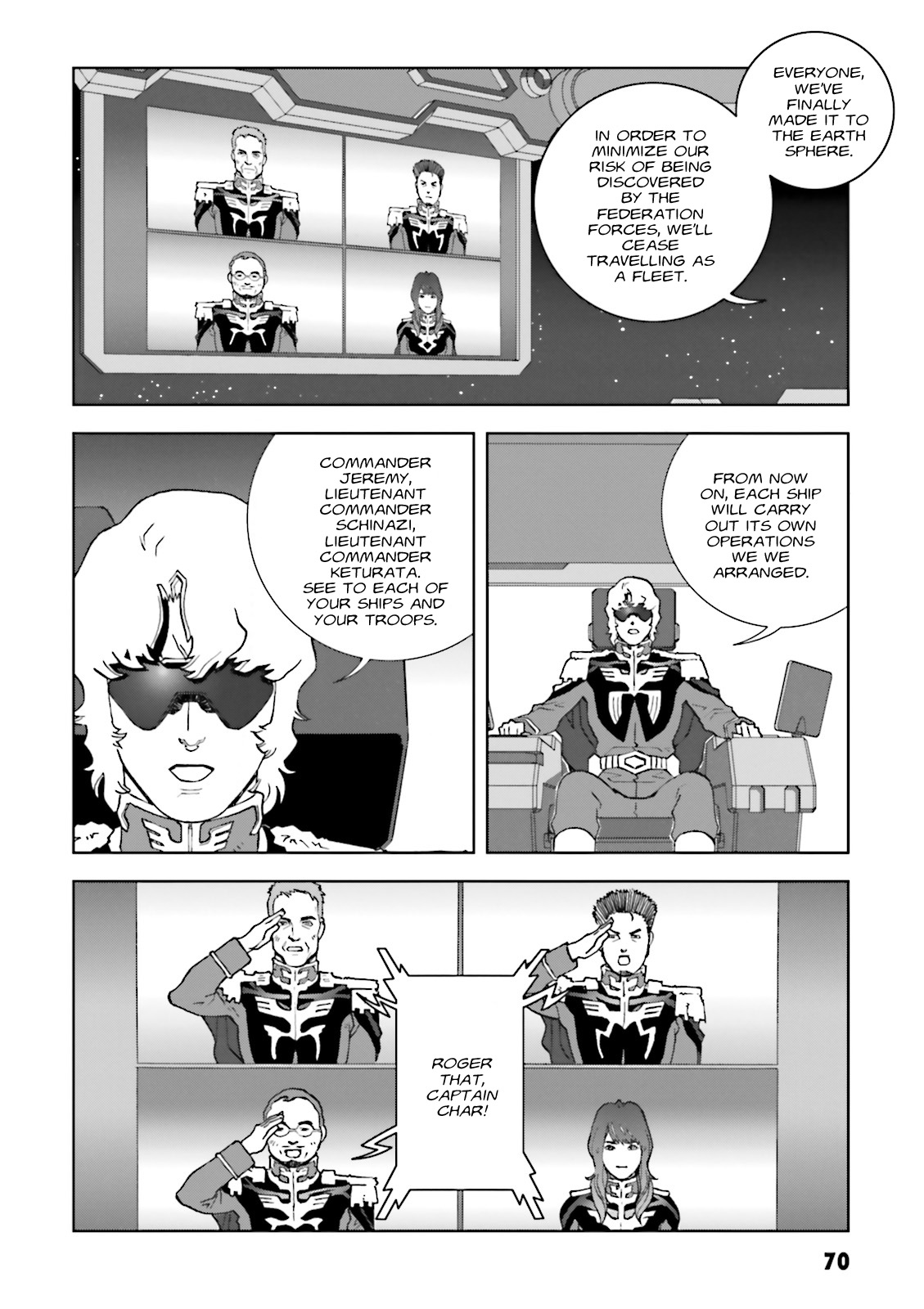 Kidou Senshi Gundam: C.D.A. Wakaki Suisei no Shouzou Chapter 67 page 4 - Chapter 67 : File Sixty Seven - Identification