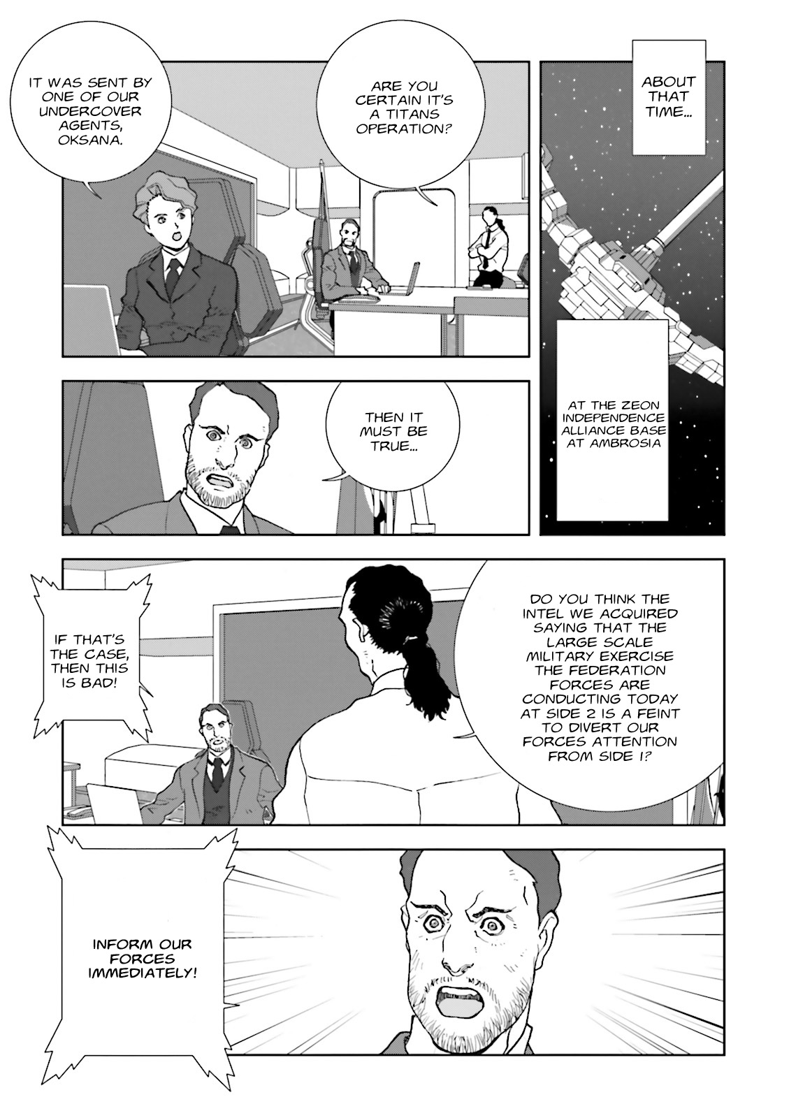 Kidou Senshi Gundam: C.D.A. Wakaki Suisei no Shouzou Chapter 68 page 13 - Chapter 68 : File Sixty Eight - Sacrifice