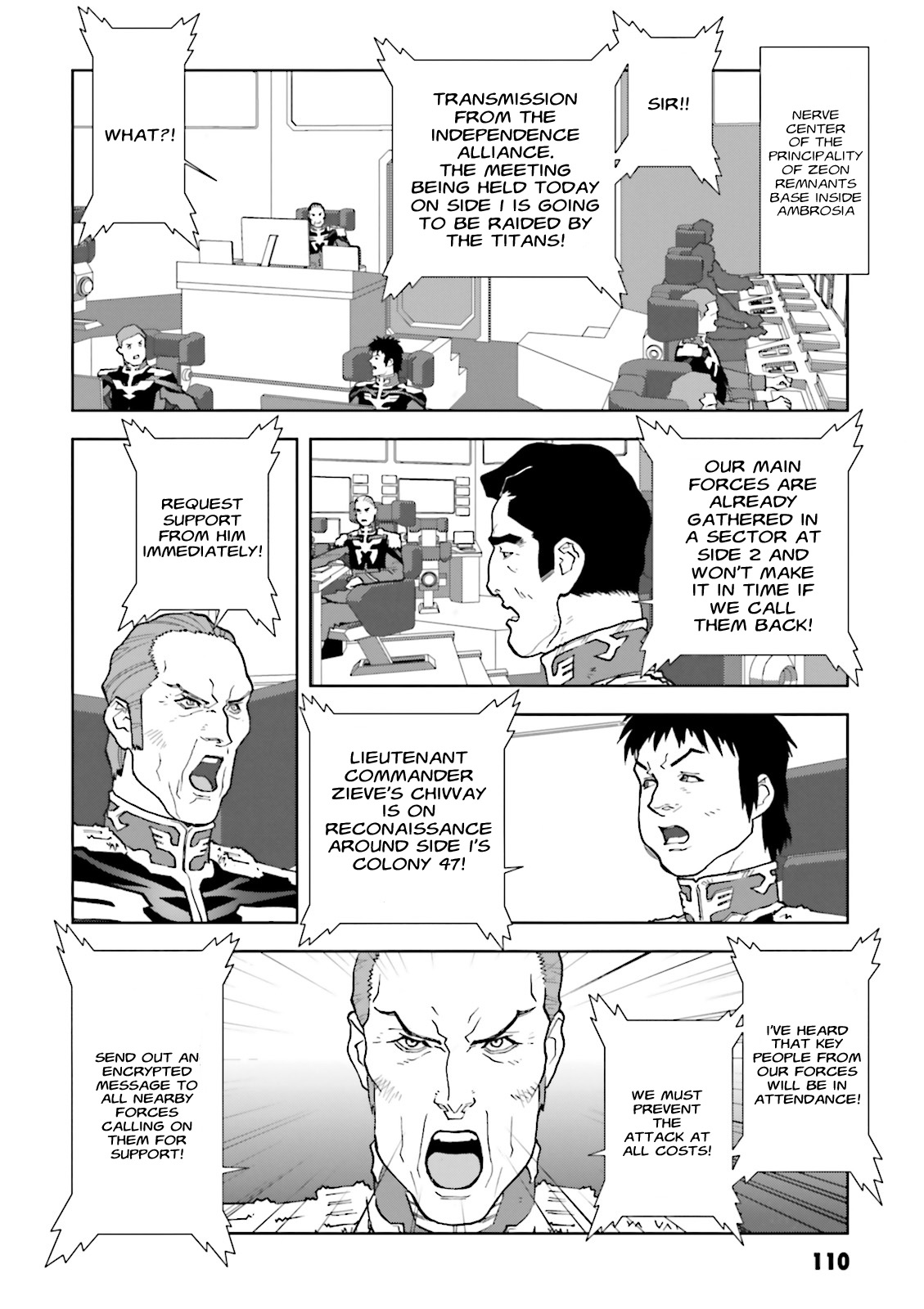 Kidou Senshi Gundam: C.D.A. Wakaki Suisei no Shouzou Chapter 68 page 14 - Chapter 68 : File Sixty Eight - Sacrifice