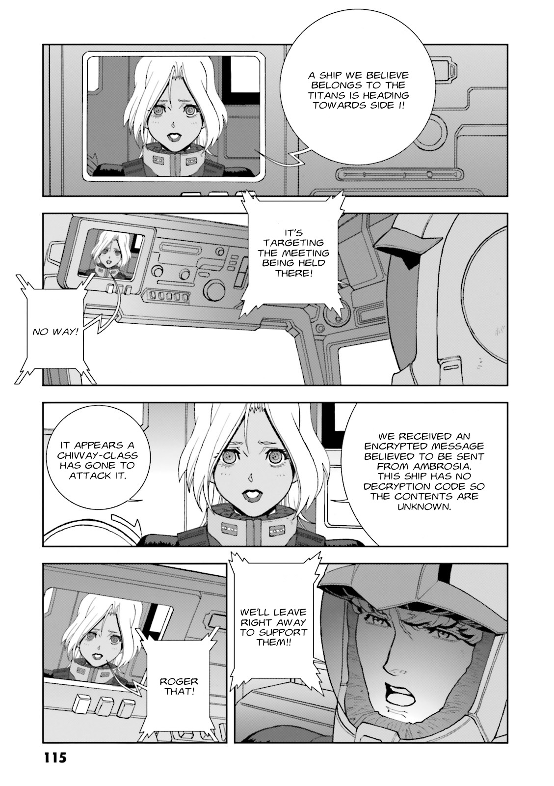 Kidou Senshi Gundam: C.D.A. Wakaki Suisei no Shouzou Chapter 68 page 19 - Chapter 68 : File Sixty Eight - Sacrifice