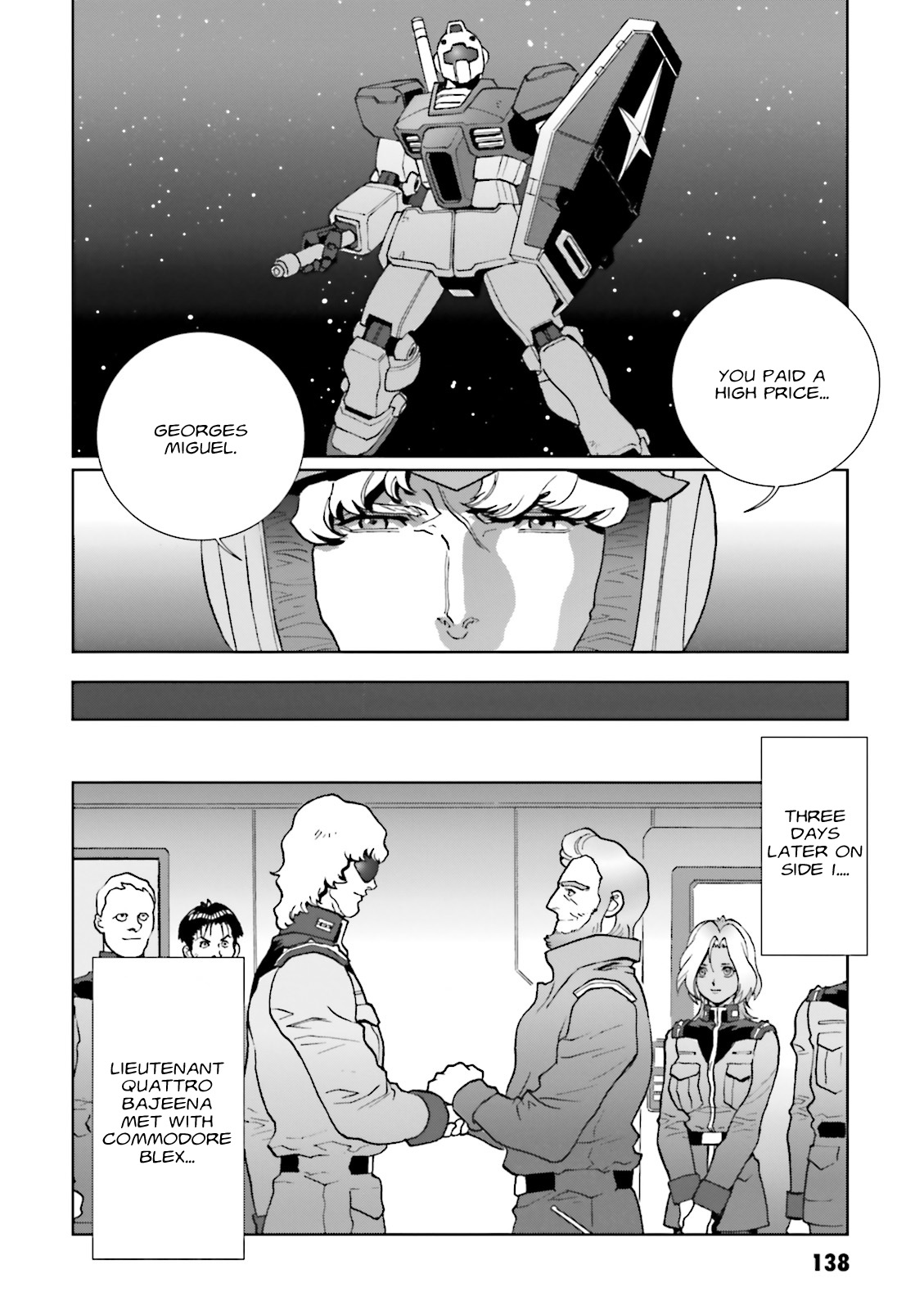 Kidou Senshi Gundam: C.D.A. Wakaki Suisei no Shouzou Chapter 68 page 42 - Chapter 68 : File Sixty Eight - Sacrifice