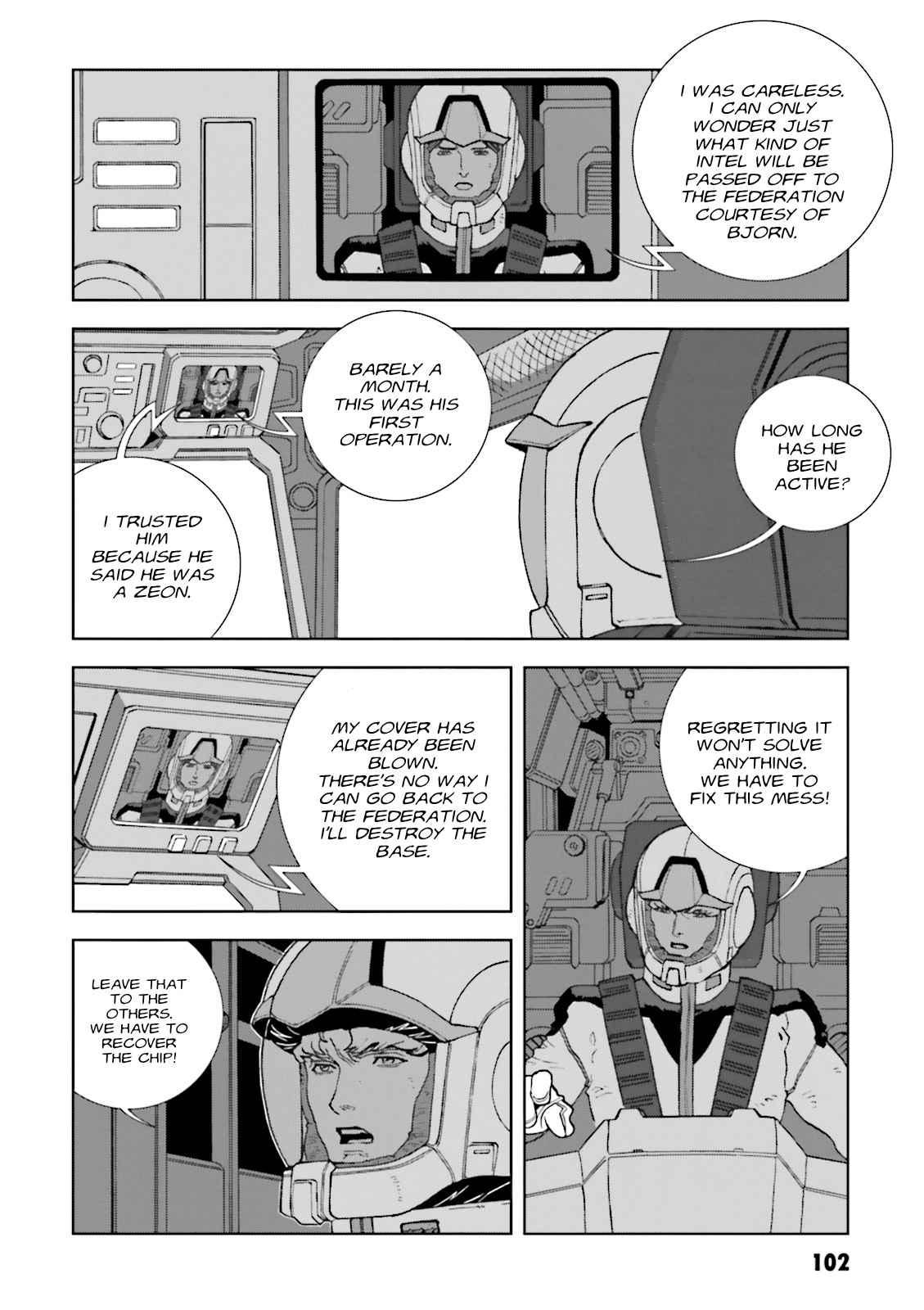 Kidou Senshi Gundam: C.D.A. Wakaki Suisei no Shouzou Chapter 68 page 6 - Chapter 68 : File Sixty Eight - Sacrifice