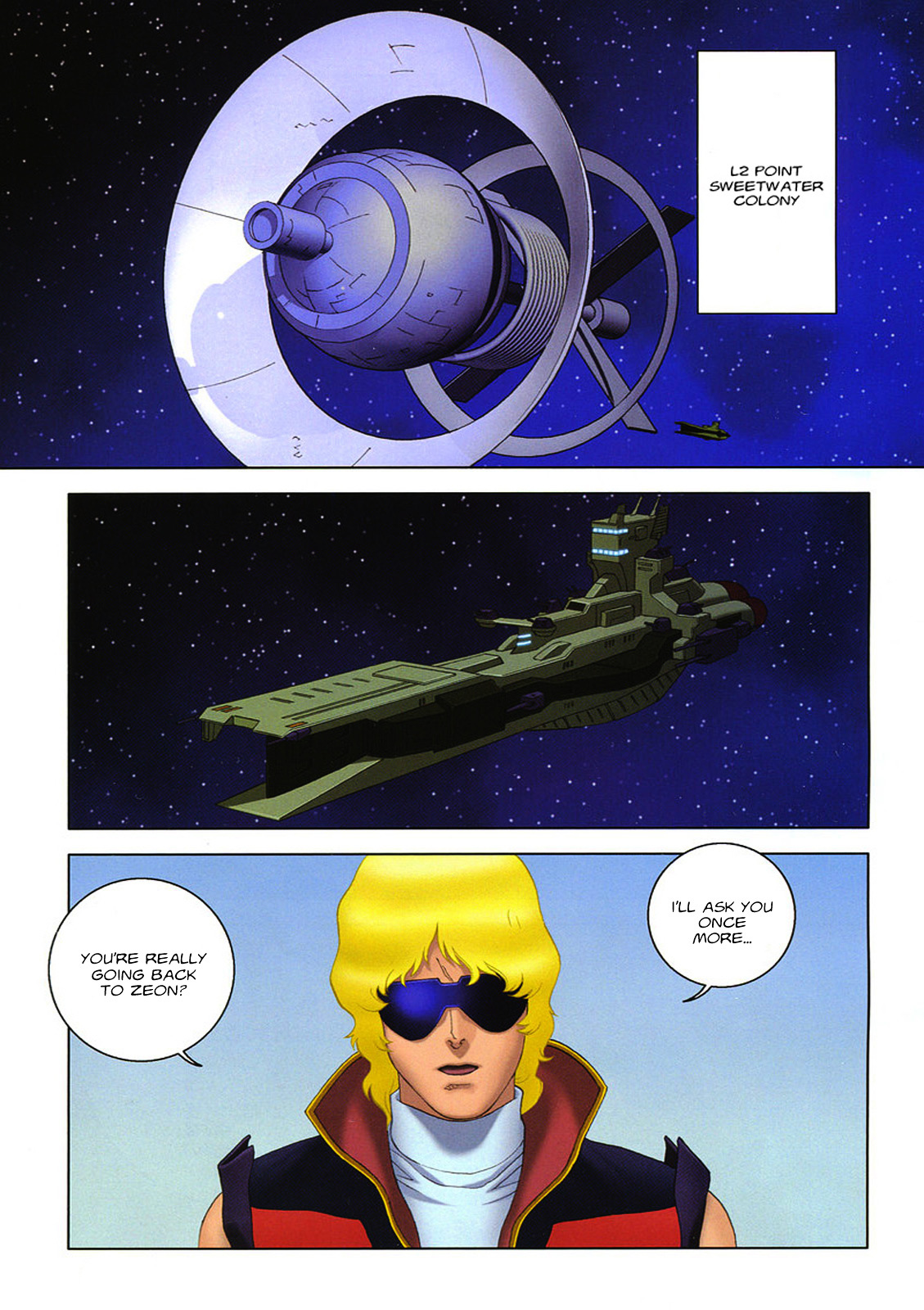 Kidou Senshi Gundam: C.D.A. Wakaki Suisei no Shouzou Chapter 69 page 3 - Chapter 69 : File Sixty Nine - Organize