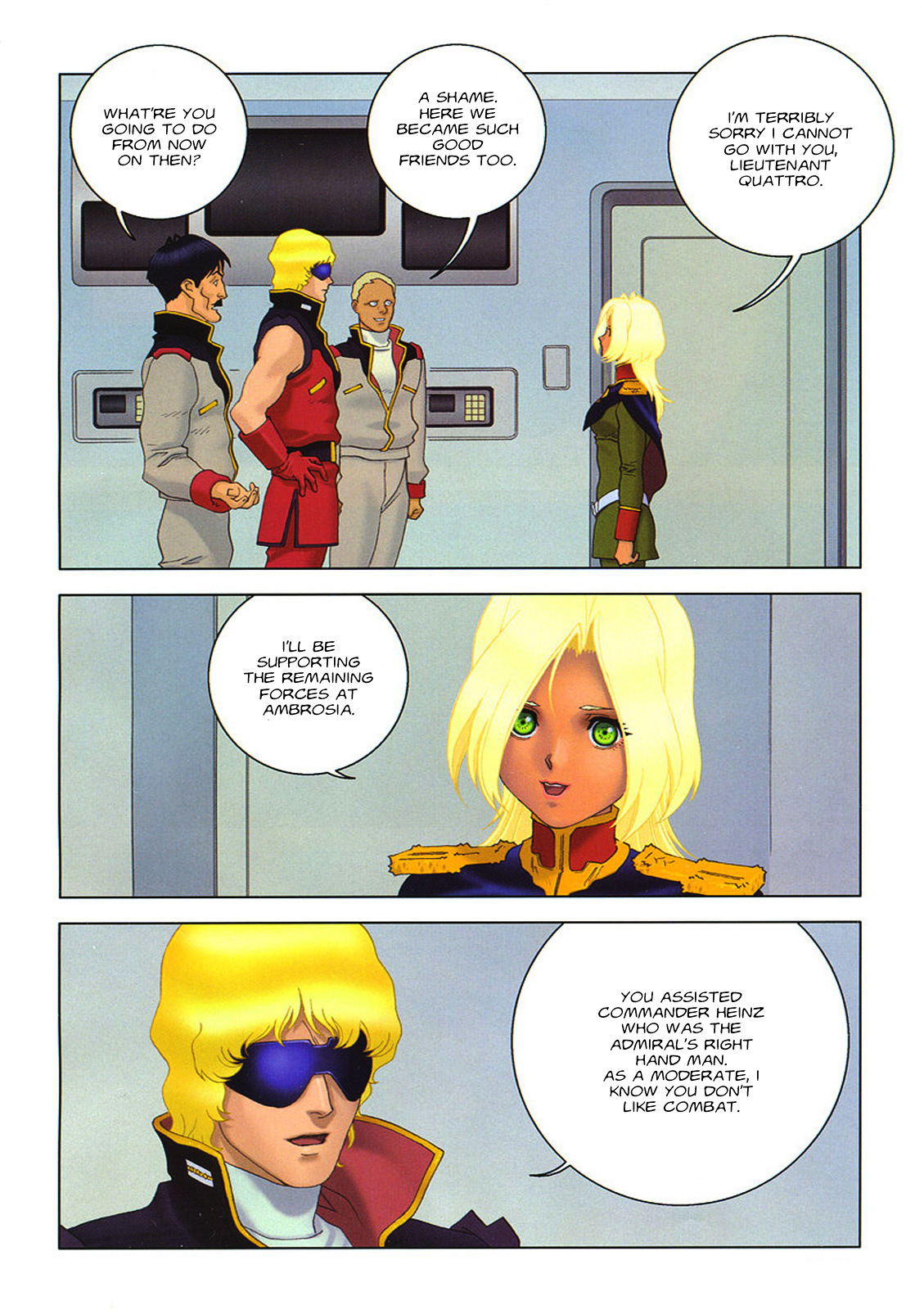 Kidou Senshi Gundam: C.D.A. Wakaki Suisei no Shouzou Chapter 69 page 4 - Chapter 69 : File Sixty Nine - Organize