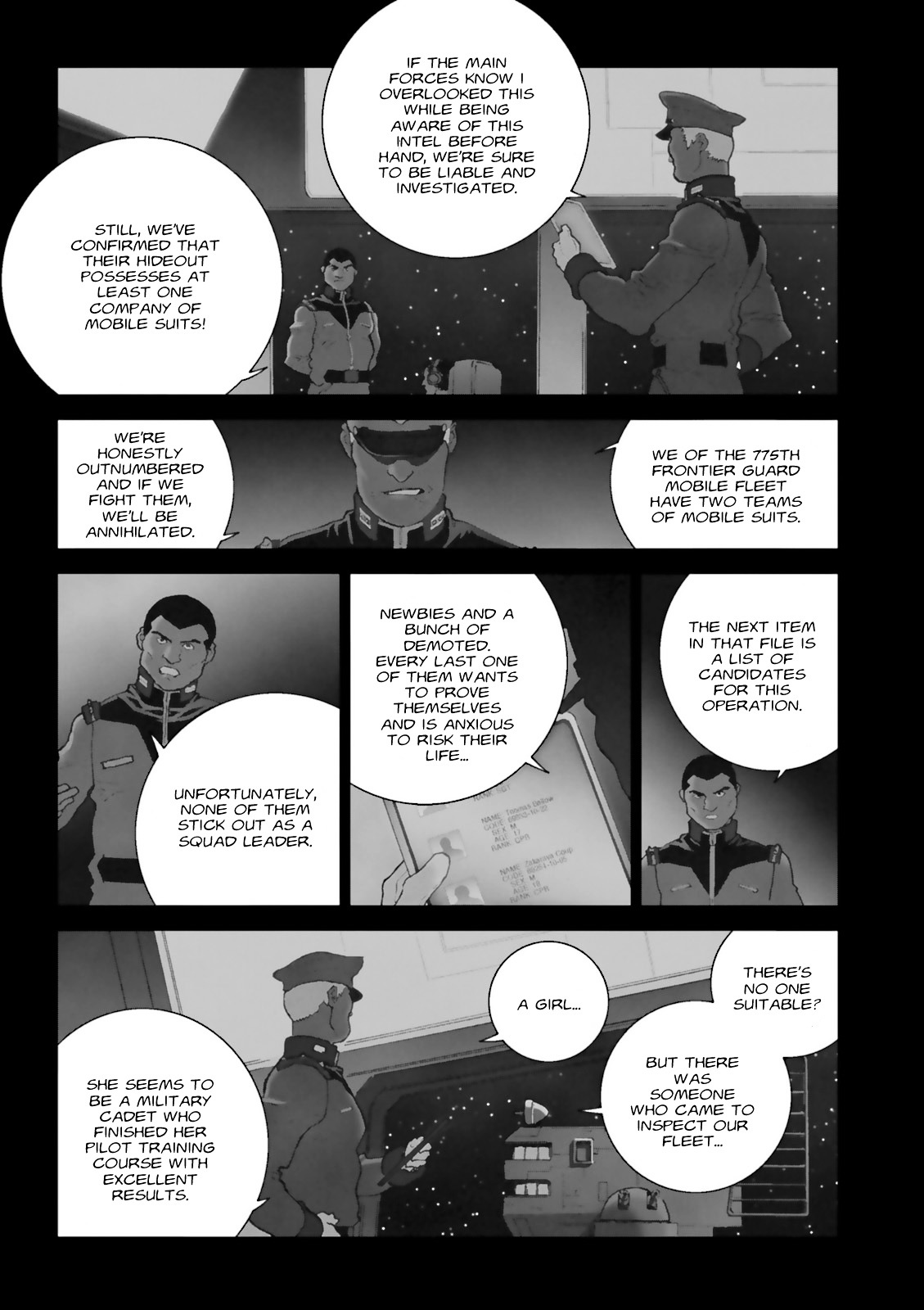 Kidou Senshi Gundam: C.D.A. Wakaki Suisei no Shouzou Chapter 69 page 47 - Chapter 69 : File Sixty Nine - Organize