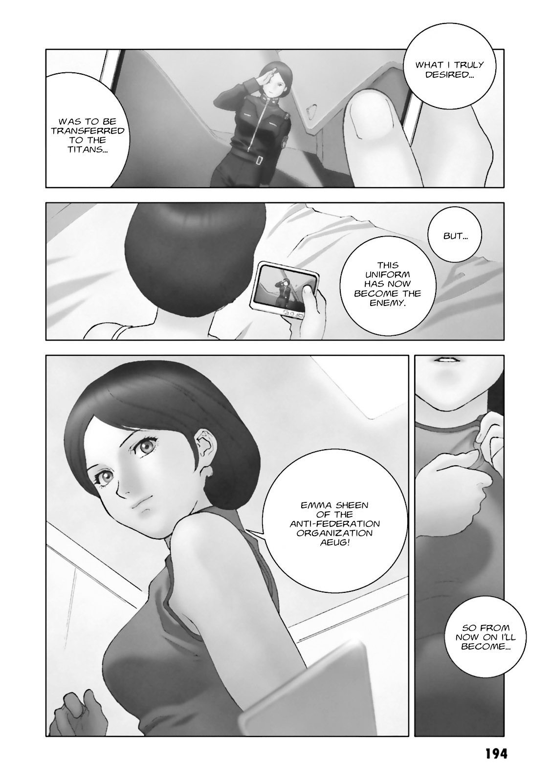 Kidou Senshi Gundam: C.D.A. Wakaki Suisei no Shouzou Chapter 69 page 53 - Chapter 69 : File Sixty Nine - Organize