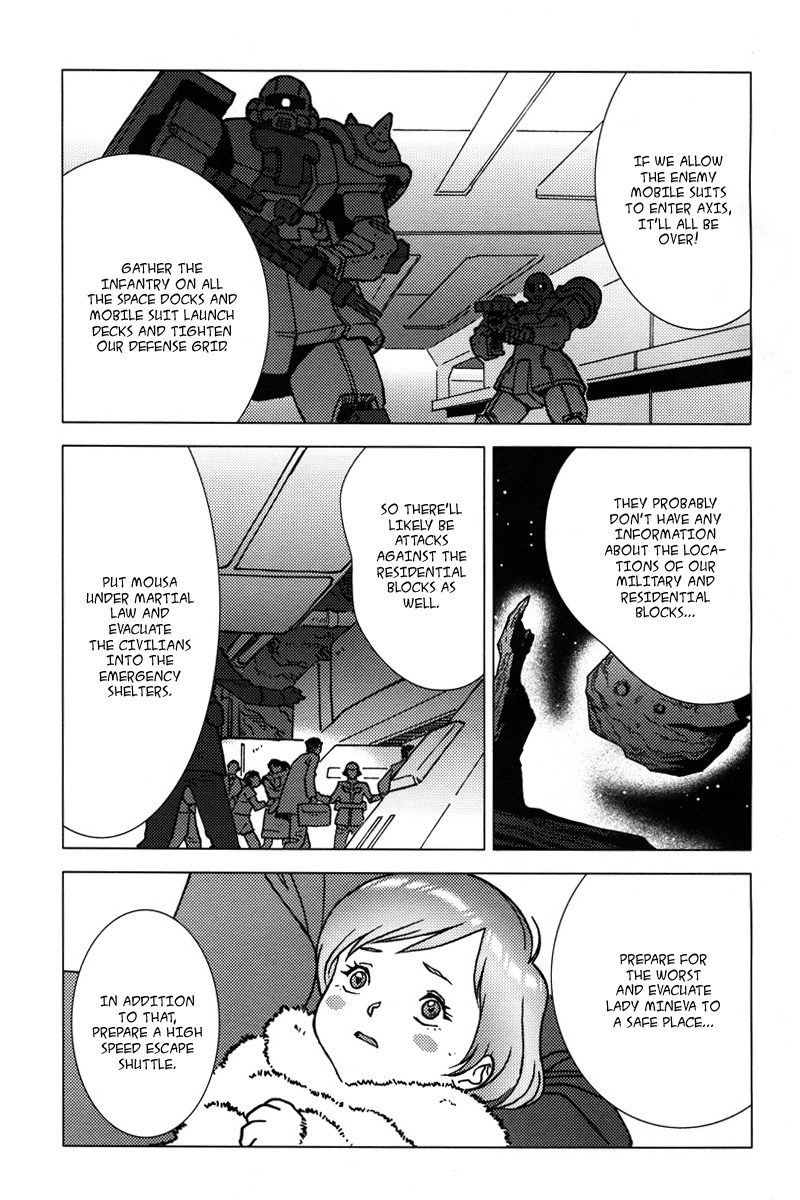 Kidou Senshi Gundam: C.D.A. Wakaki Suisei no Shouzou Chapter 7.2 page 14 - Chapter 7 v2 : file seven - the first fight