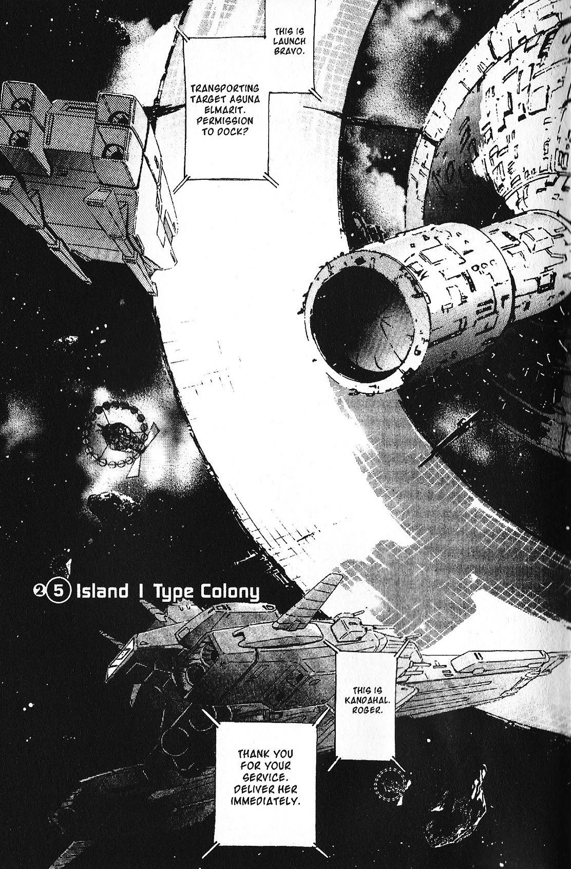 Kidou Senshi Gundam: Ecole du Ciel Chapter 27 page 13 - Chapter 27: Island Type 1 Colony