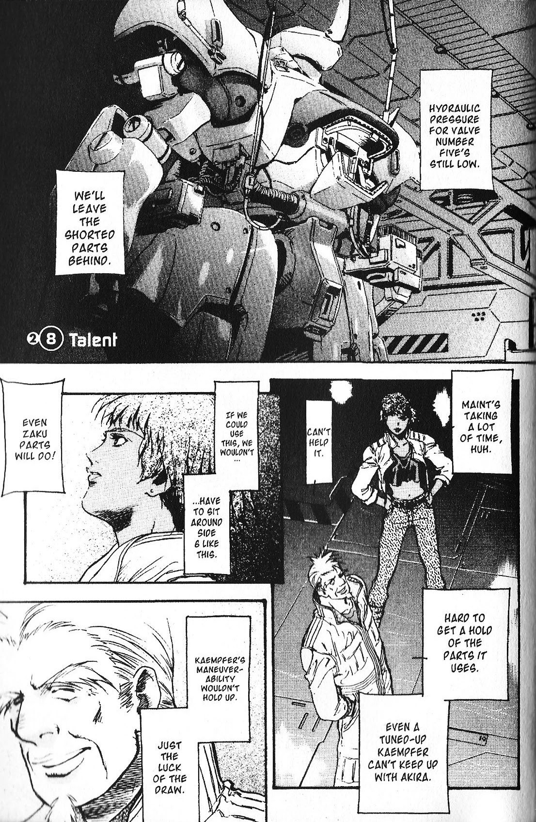 Kidou Senshi Gundam: Ecole du Ciel Chapter 30 page 1 - Chapter 30: Talent