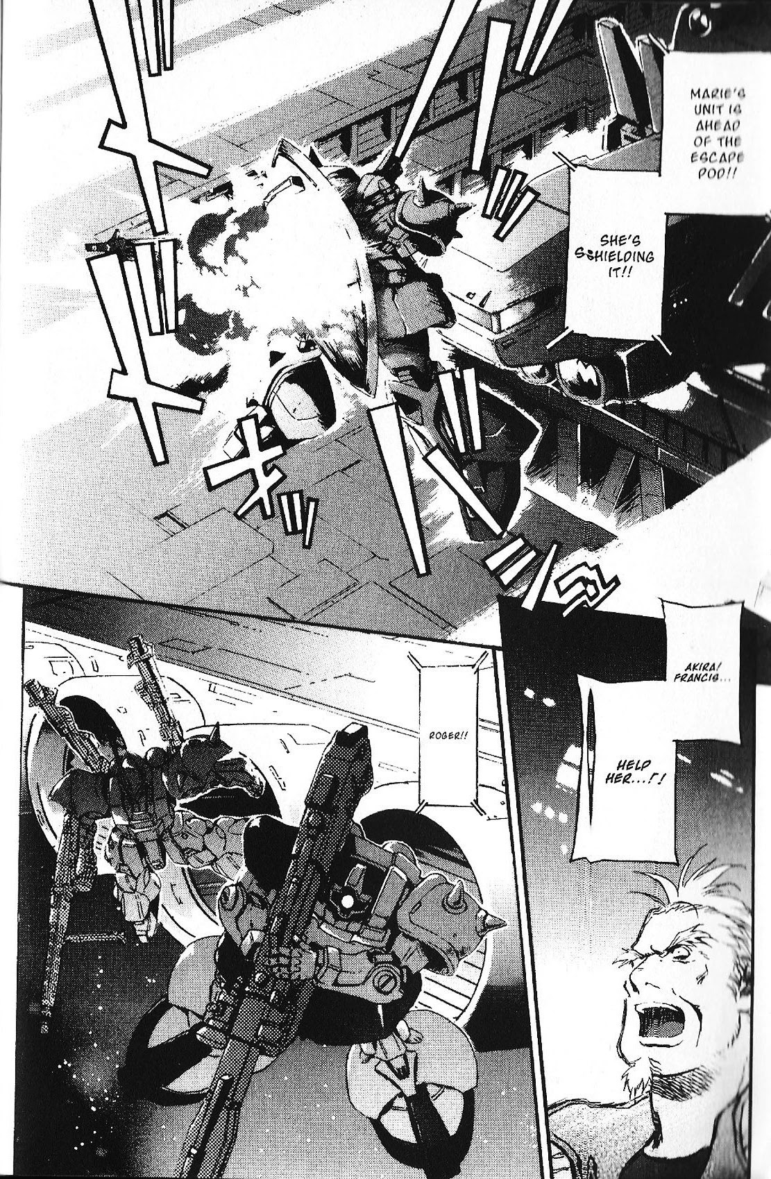 Kidou Senshi Gundam: Ecole du Ciel Chapter 37 page 27 - Chapter 37: Escape