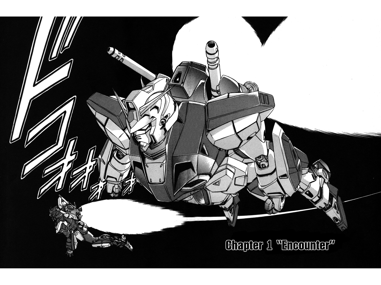 Kidou Senshi Gundam F90 Chapter 1.2 page 1 - Chapter 1 v2 : Encounter