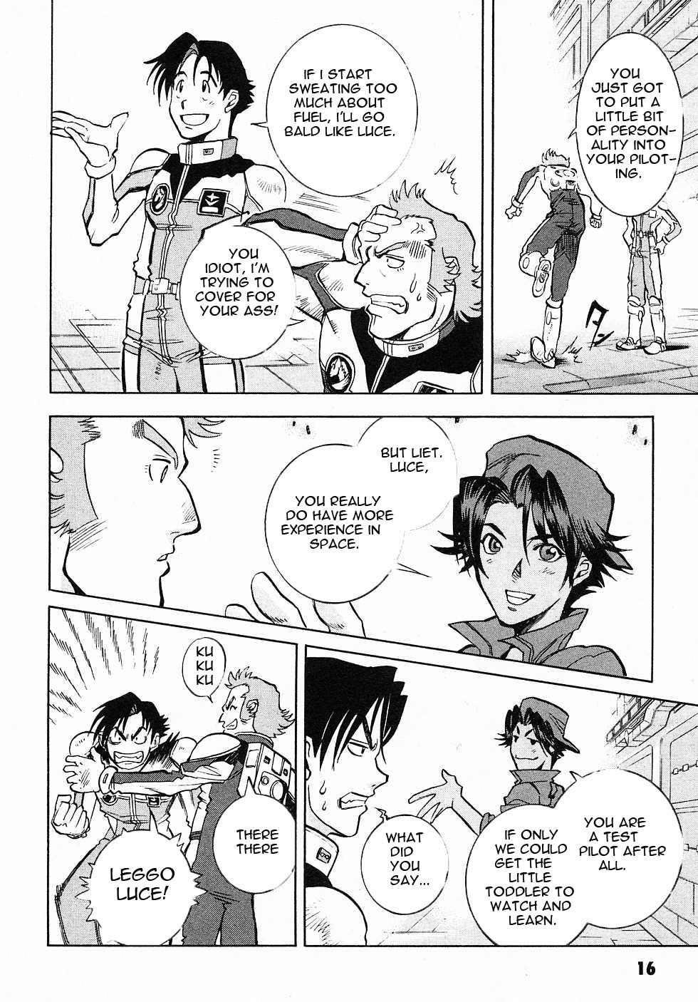 Kidou Senshi Gundam Gaiden - Sora, Senku no Hate ni... Chapter 1.2 page 18 - Chapter 1 v2 : OPERATION 1 - First Battle
