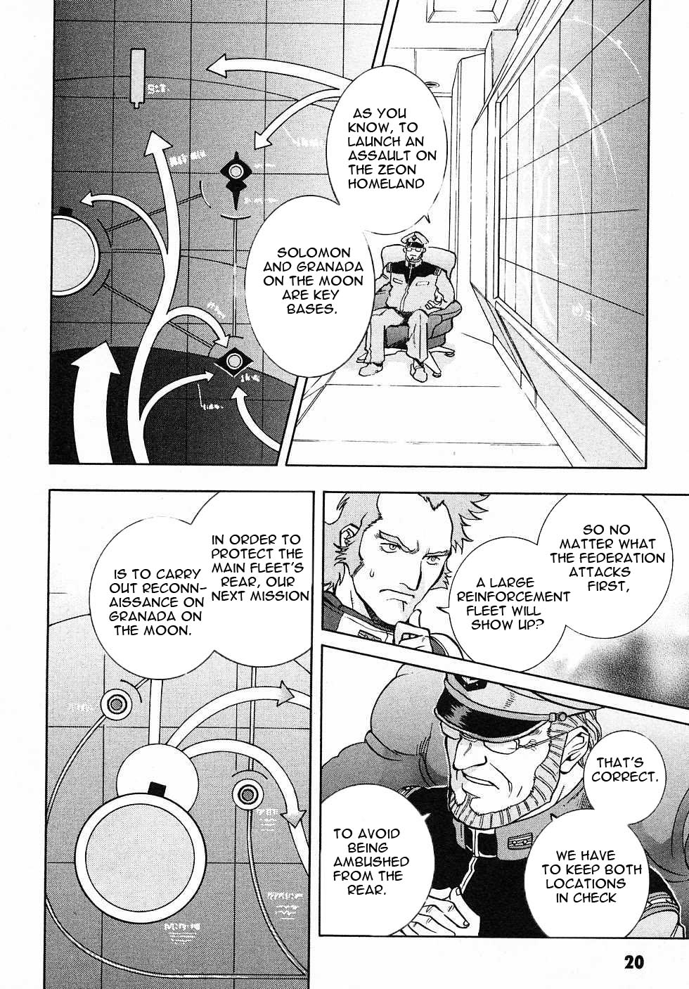 Kidou Senshi Gundam Gaiden - Sora, Senku no Hate ni... Chapter 1.2 page 22 - Chapter 1 v2 : OPERATION 1 - First Battle