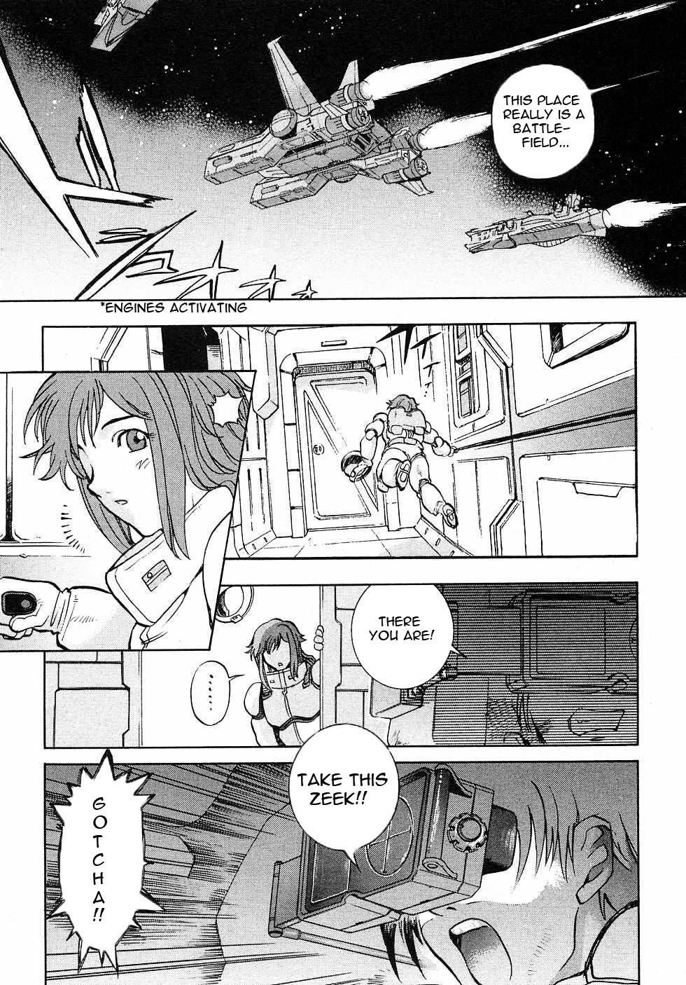 Kidou Senshi Gundam Gaiden - Sora, Senku no Hate ni... Chapter 1.2 page 27 - Chapter 1 v2 : OPERATION 1 - First Battle