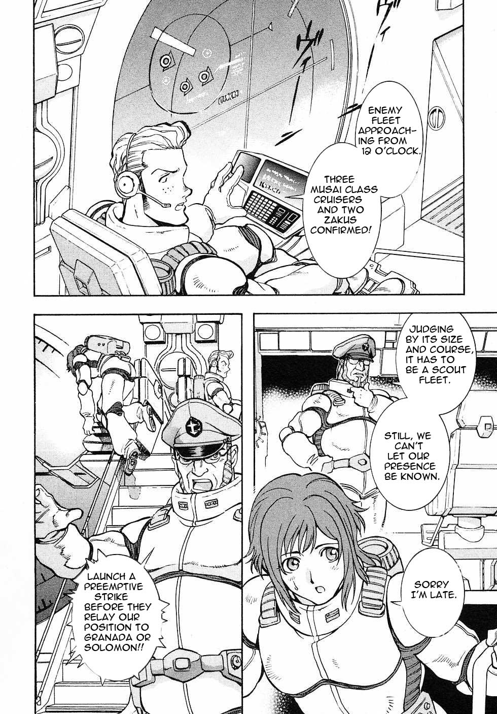 Kidou Senshi Gundam Gaiden - Sora, Senku no Hate ni... Chapter 1.2 page 30 - Chapter 1 v2 : OPERATION 1 - First Battle