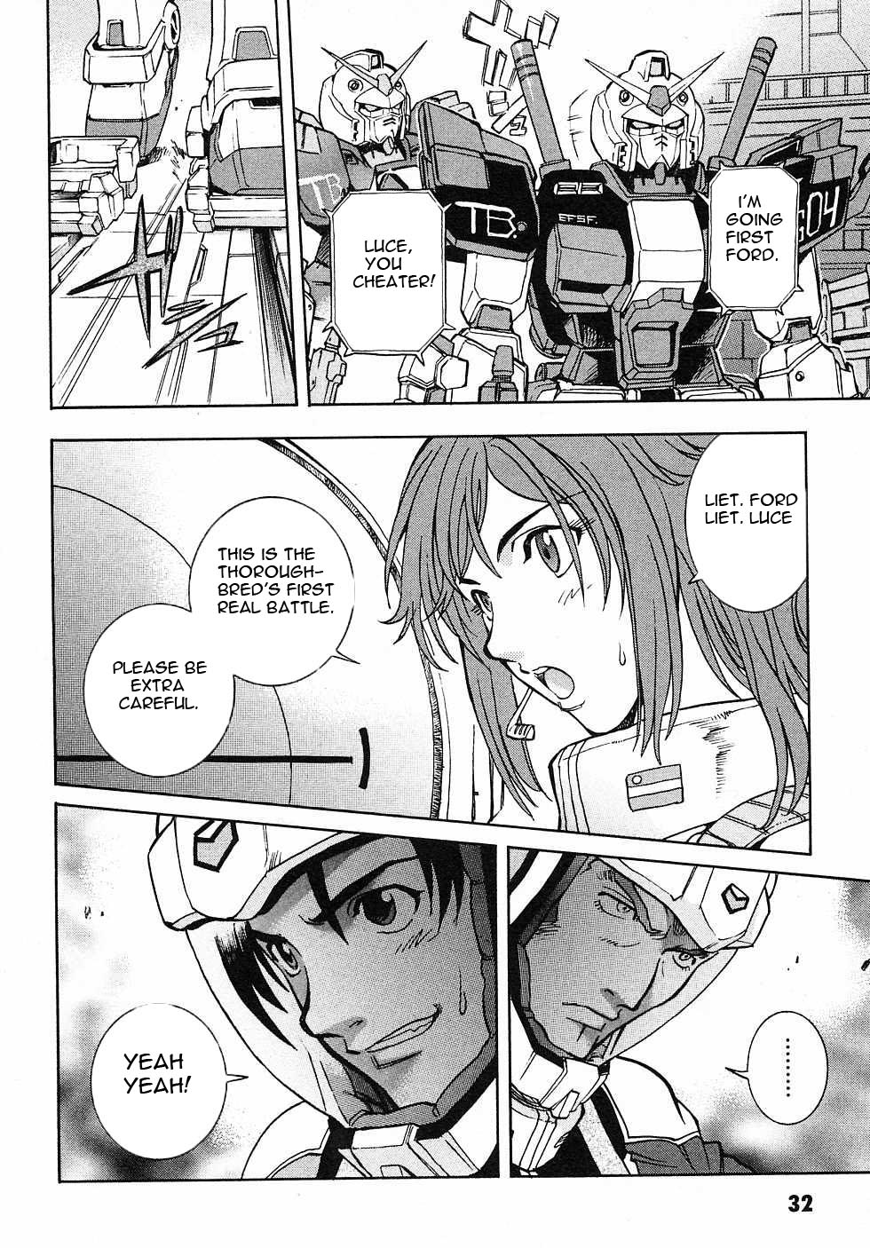 Kidou Senshi Gundam Gaiden - Sora, Senku no Hate ni... Chapter 1.2 page 34 - Chapter 1 v2 : OPERATION 1 - First Battle