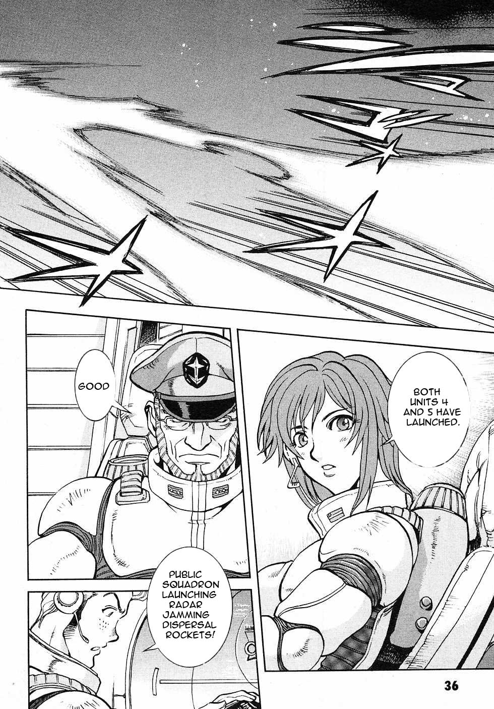 Kidou Senshi Gundam Gaiden - Sora, Senku no Hate ni... Chapter 1.2 page 38 - Chapter 1 v2 : OPERATION 1 - First Battle