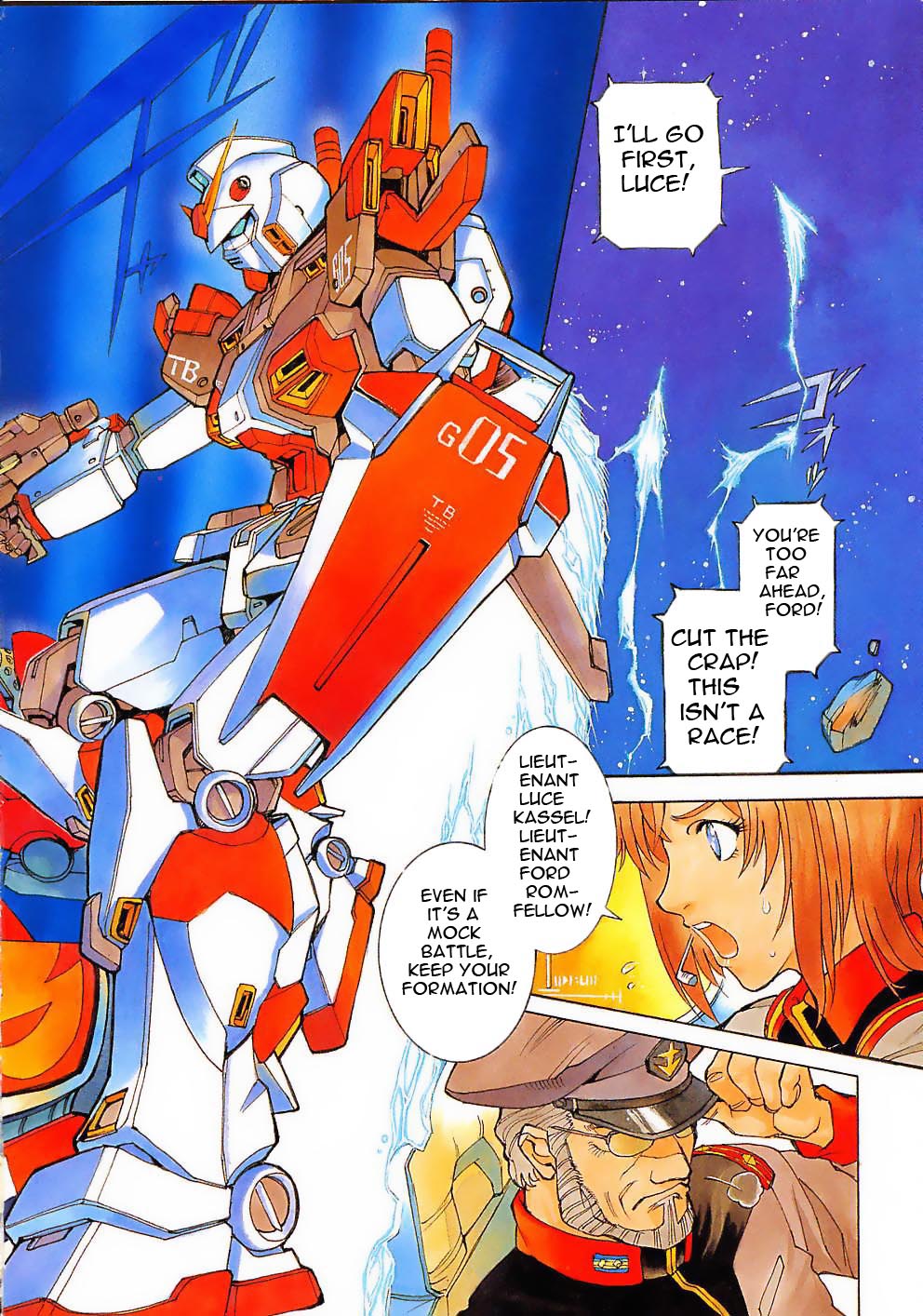 Kidou Senshi Gundam Gaiden - Sora, Senku no Hate ni... Chapter 1.2 page 4 - Chapter 1 v2 : OPERATION 1 - First Battle