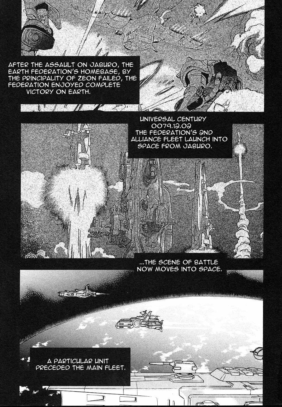 Kidou Senshi Gundam Gaiden - Sora, Senku no Hate ni... Chapter 1.2 page 7 - Chapter 1 v2 : OPERATION 1 - First Battle