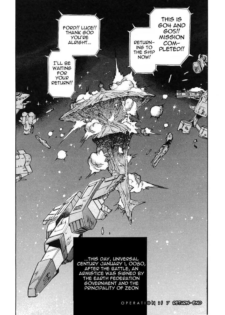 Kidou Senshi Gundam Gaiden - Sora, Senku no Hate ni... Chapter 11 page 39 - Chapter 11: OPERATION 7: if Feedback