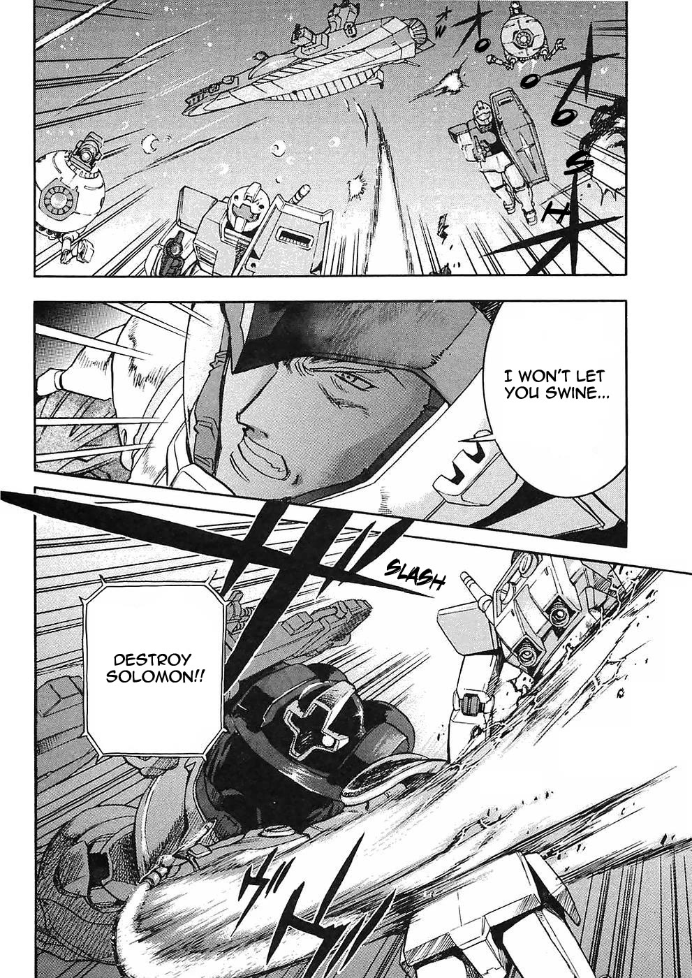 Kidou Senshi Gundam Gaiden - Sora, Senku no Hate ni... Chapter 12 page 11 - Chapter 12: Nightmare of Solomon [END]