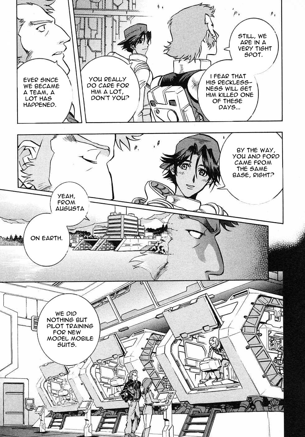 Kidou Senshi Gundam Gaiden - Sora, Senku no Hate ni... Chapter 3.2 page 11 - Chapter 3 v2 : OPERATION 3 - Flash