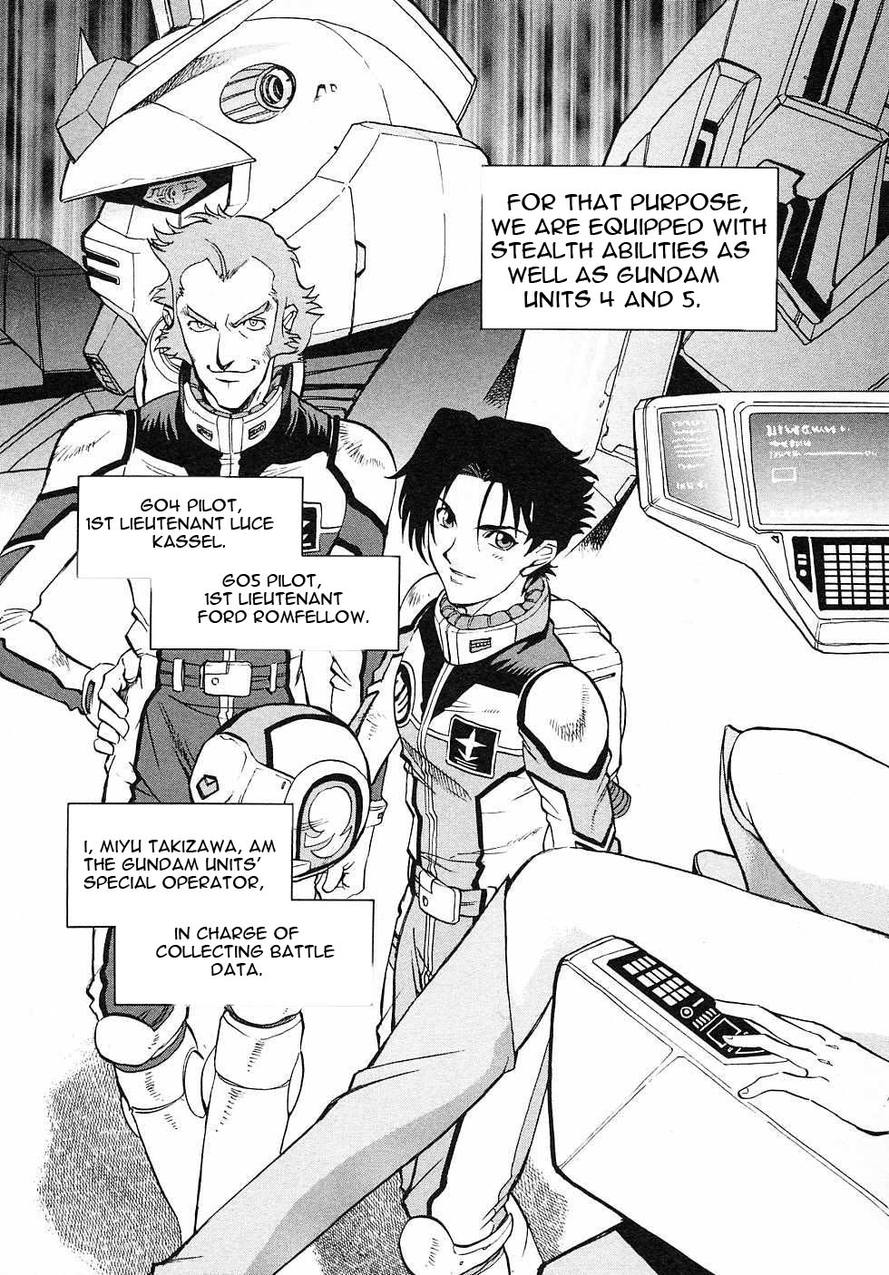 Kidou Senshi Gundam Gaiden - Sora, Senku no Hate ni... Chapter 3.2 page 3 - Chapter 3 v2 : OPERATION 3 - Flash