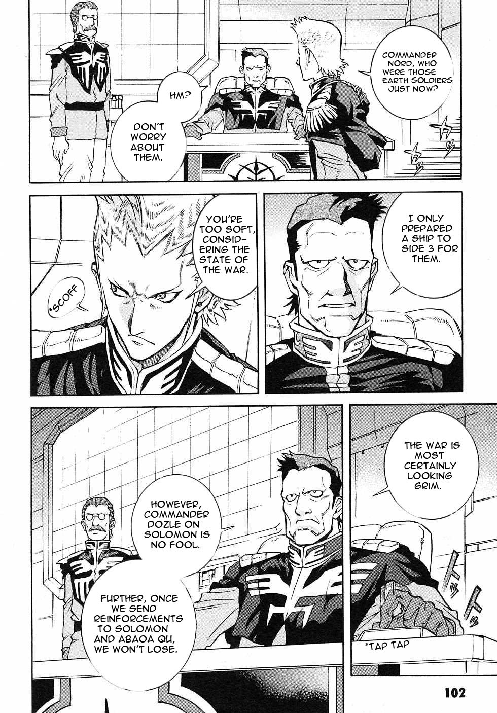 Kidou Senshi Gundam Gaiden - Sora, Senku no Hate ni... Chapter 3.2 page 6 - Chapter 3 v2 : OPERATION 3 - Flash