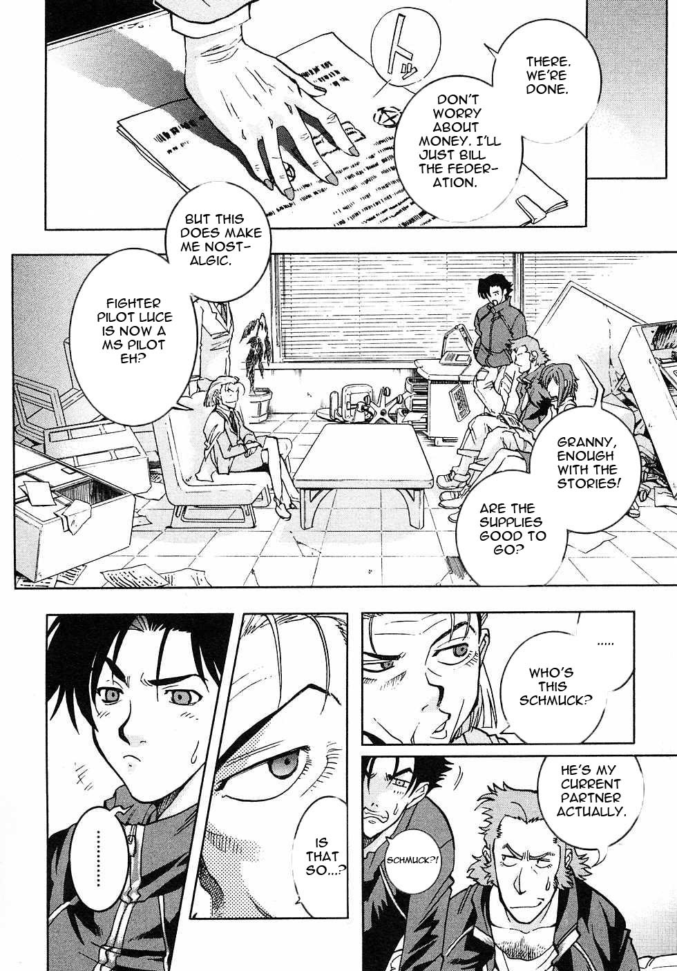 Kidou Senshi Gundam Gaiden - Sora, Senku no Hate ni... Chapter 4.2 page 12 - Chapter 4 v2 : OPERATION 4 - Lunar Surface