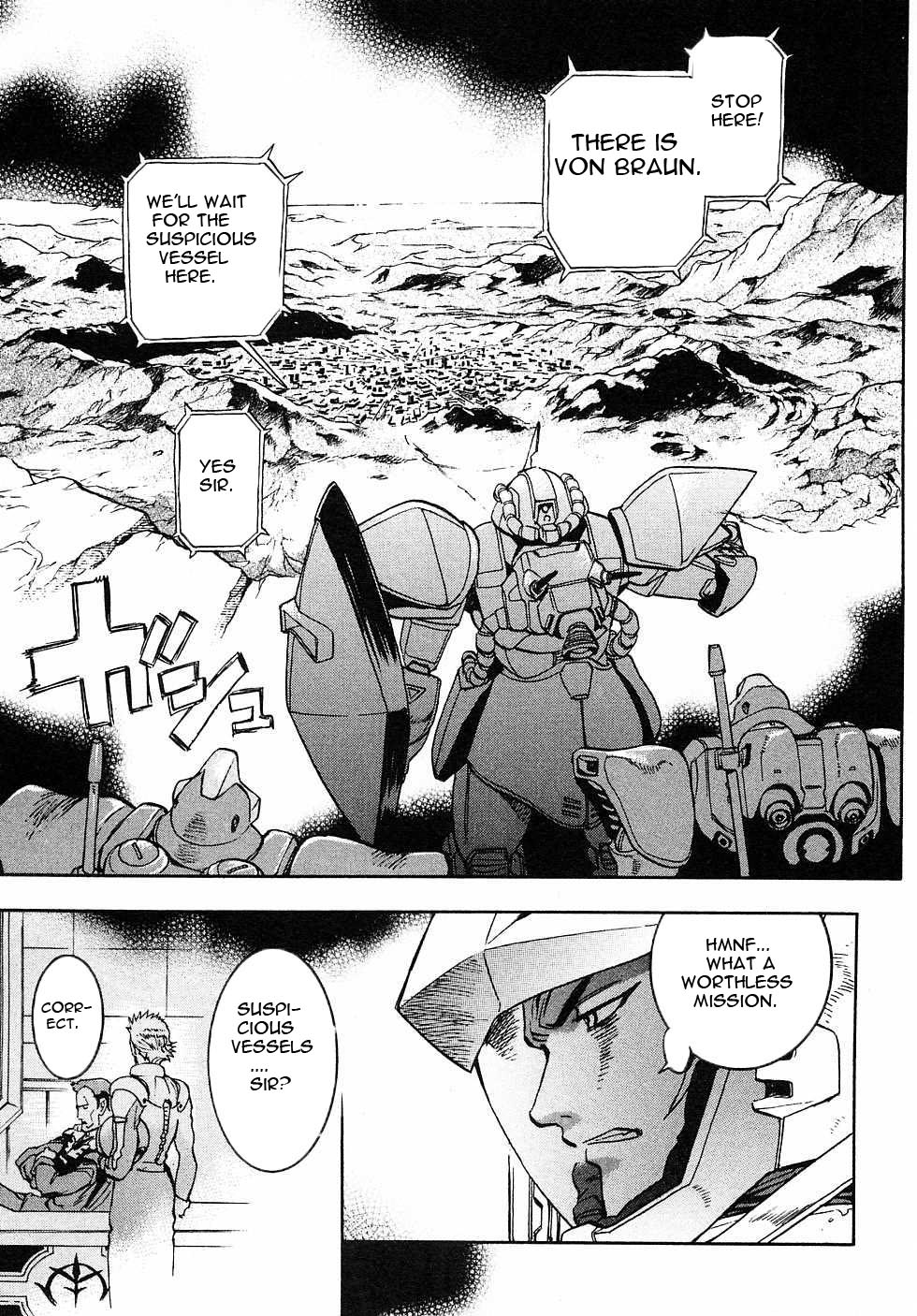 Kidou Senshi Gundam Gaiden - Sora, Senku no Hate ni... Chapter 4.2 page 17 - Chapter 4 v2 : OPERATION 4 - Lunar Surface