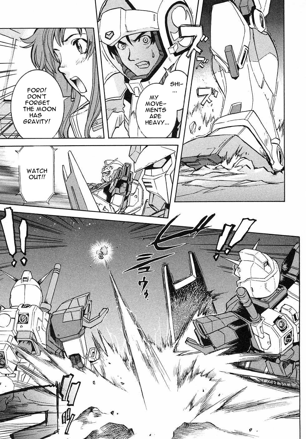 Kidou Senshi Gundam Gaiden - Sora, Senku no Hate ni... Chapter 4.2 page 23 - Chapter 4 v2 : OPERATION 4 - Lunar Surface