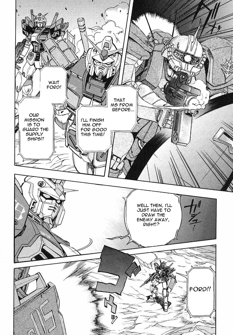 Kidou Senshi Gundam Gaiden - Sora, Senku no Hate ni... Chapter 4.2 page 24 - Chapter 4 v2 : OPERATION 4 - Lunar Surface