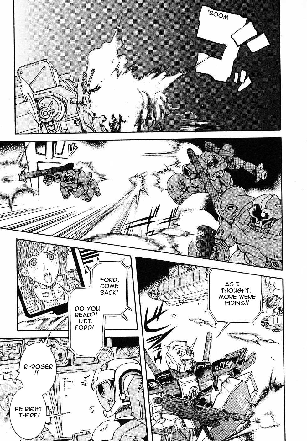 Kidou Senshi Gundam Gaiden - Sora, Senku no Hate ni... Chapter 4.2 page 37 - Chapter 4 v2 : OPERATION 4 - Lunar Surface