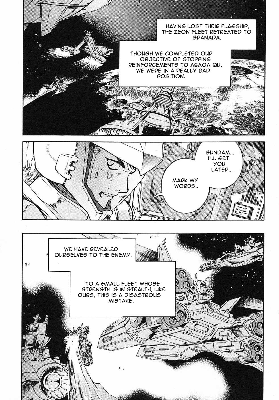Kidou Senshi Gundam Gaiden - Sora, Senku no Hate ni... Chapter 4.2 page 4 - Chapter 4 v2 : OPERATION 4 - Lunar Surface