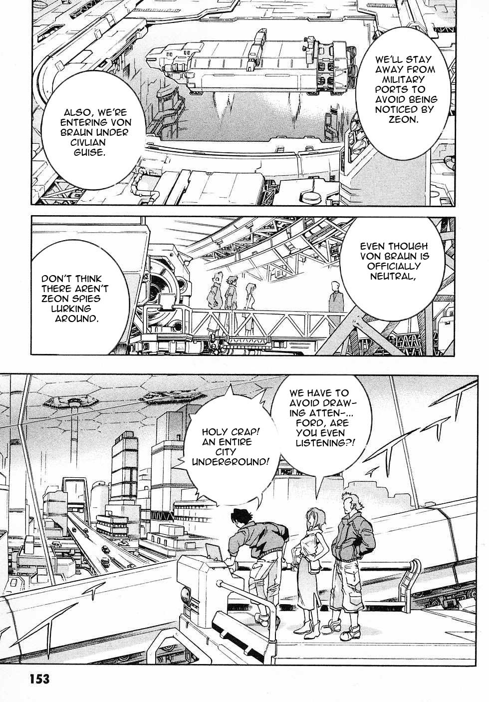 Kidou Senshi Gundam Gaiden - Sora, Senku no Hate ni... Chapter 4.2 page 9 - Chapter 4 v2 : OPERATION 4 - Lunar Surface