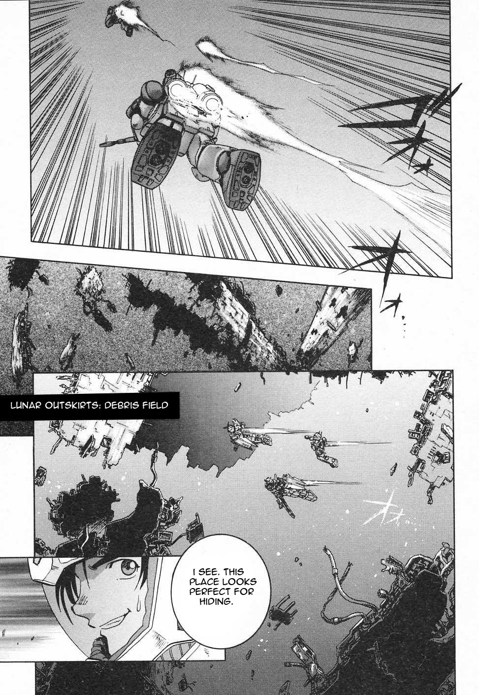 Kidou Senshi Gundam Gaiden - Sora, Senku no Hate ni... Chapter 5.2 page 22 - Chapter 5 v2 : OPERATION 5 - Light Explosion