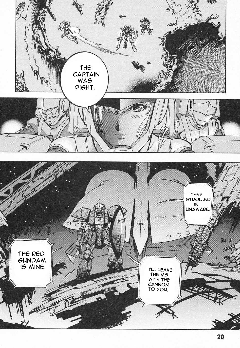 Kidou Senshi Gundam Gaiden - Sora, Senku no Hate ni... Chapter 5.2 page 23 - Chapter 5 v2 : OPERATION 5 - Light Explosion