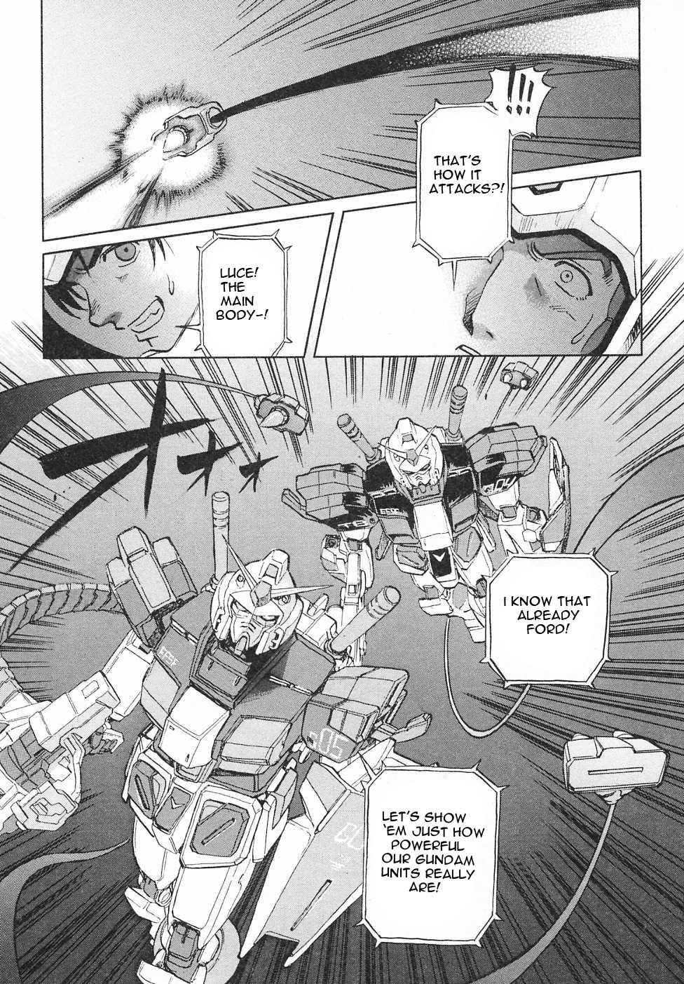Kidou Senshi Gundam Gaiden - Sora, Senku no Hate ni... Chapter 5.2 page 32 - Chapter 5 v2 : OPERATION 5 - Light Explosion