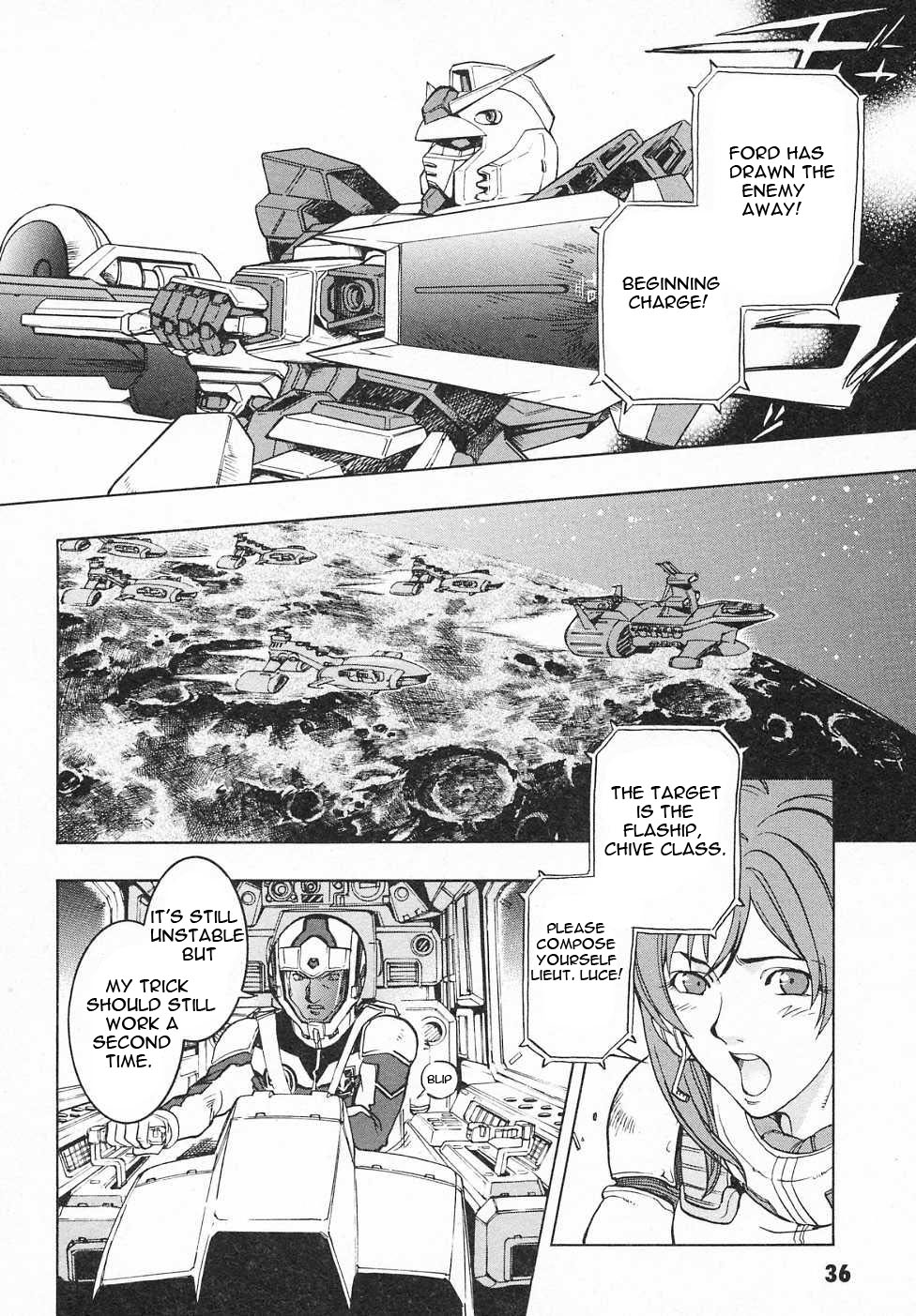Kidou Senshi Gundam Gaiden - Sora, Senku no Hate ni... Chapter 5.2 page 39 - Chapter 5 v2 : OPERATION 5 - Light Explosion