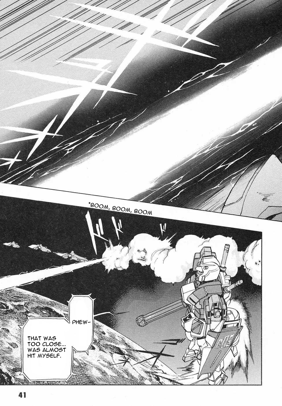 Kidou Senshi Gundam Gaiden - Sora, Senku no Hate ni... Chapter 5.2 page 44 - Chapter 5 v2 : OPERATION 5 - Light Explosion