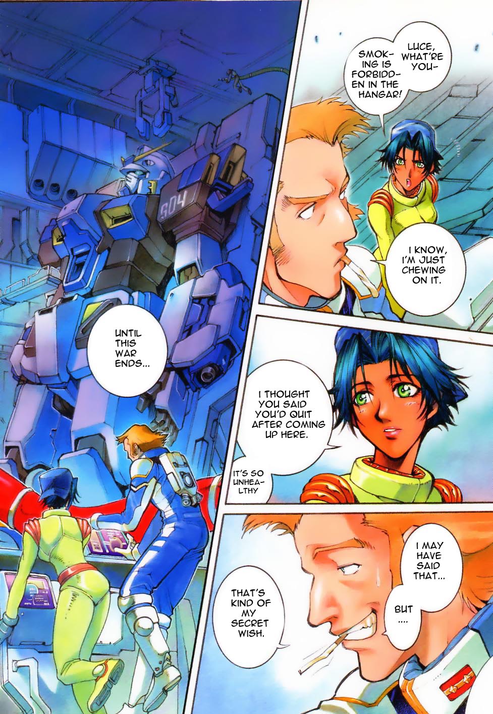 Kidou Senshi Gundam Gaiden - Sora, Senku no Hate ni... Chapter 5.2 page 5 - Chapter 5 v2 : OPERATION 5 - Light Explosion
