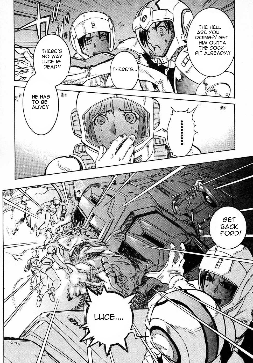 Kidou Senshi Gundam Gaiden - Sora, Senku no Hate ni... Chapter 6.2 page 12 - Chapter 6 v2 : OPERATION 6 - Rare Light
