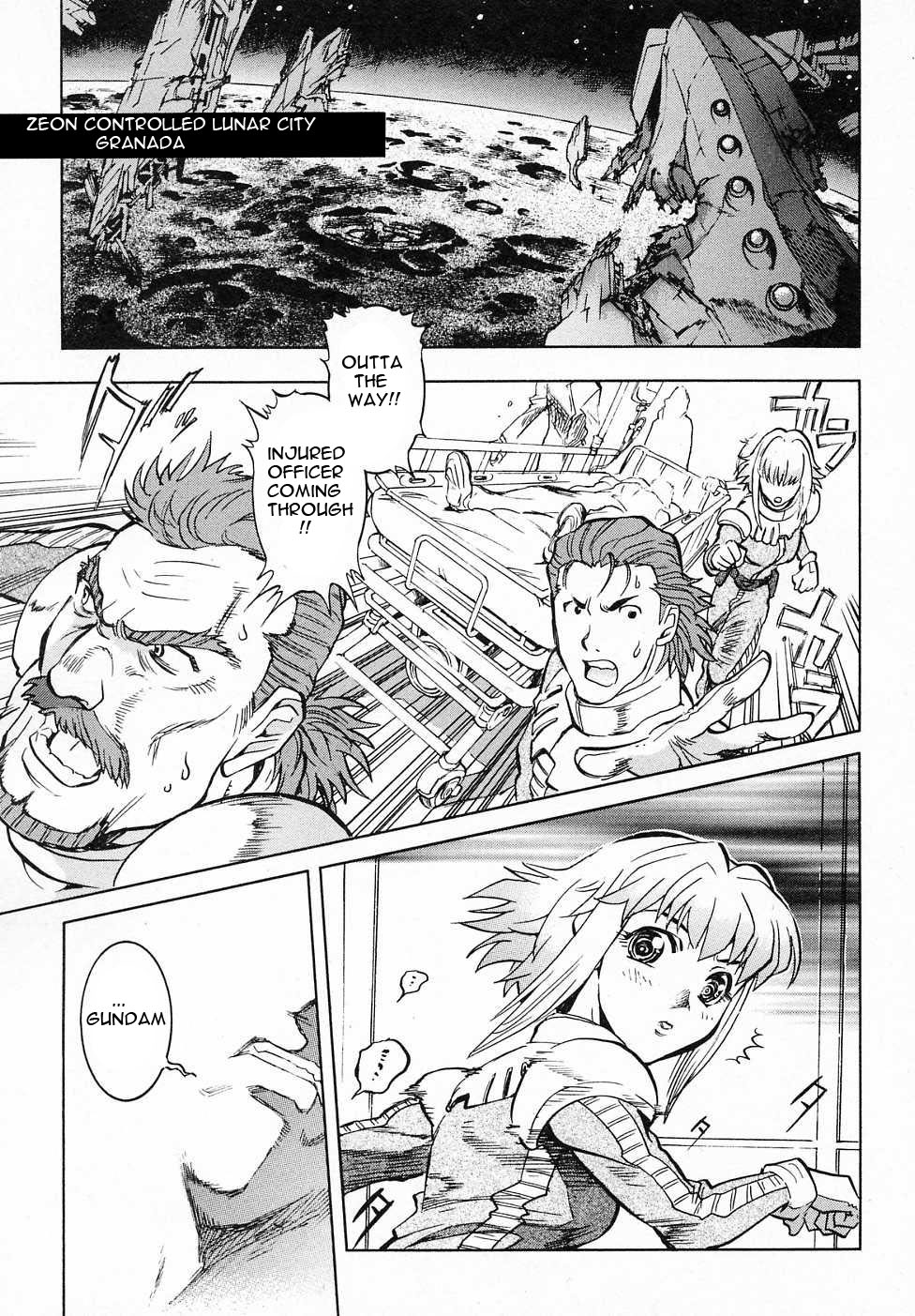 Kidou Senshi Gundam Gaiden - Sora, Senku no Hate ni... Chapter 6.2 page 15 - Chapter 6 v2 : OPERATION 6 - Rare Light