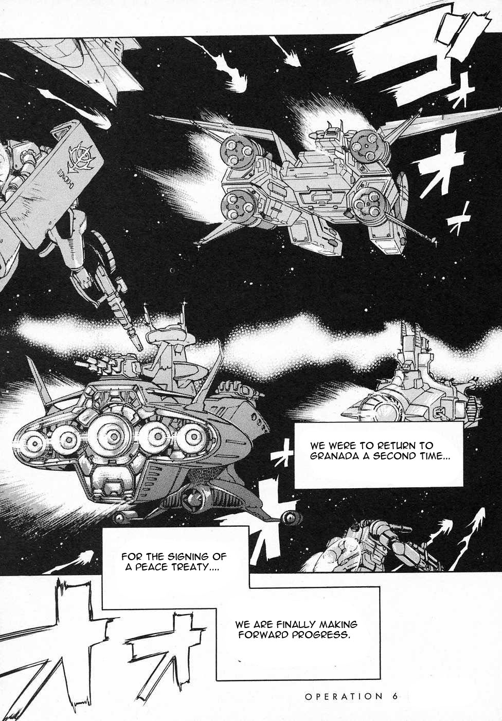Kidou Senshi Gundam Gaiden - Sora, Senku no Hate ni... Chapter 6.2 page 42 - Chapter 6 v2 : OPERATION 6 - Rare Light