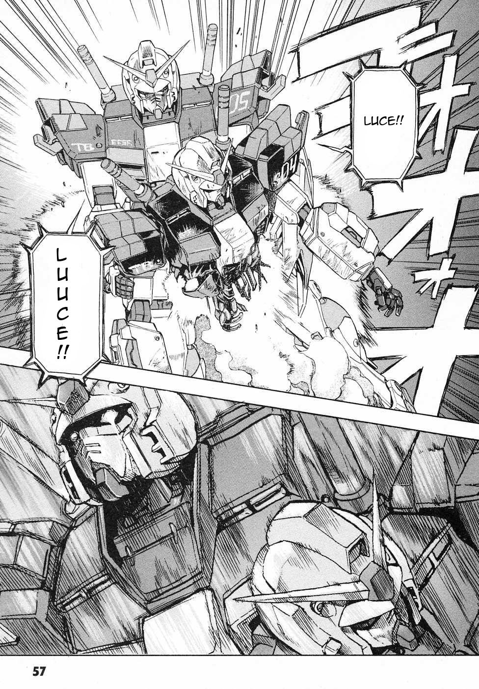Kidou Senshi Gundam Gaiden - Sora, Senku no Hate ni... Chapter 6.2 page 9 - Chapter 6 v2 : OPERATION 6 - Rare Light