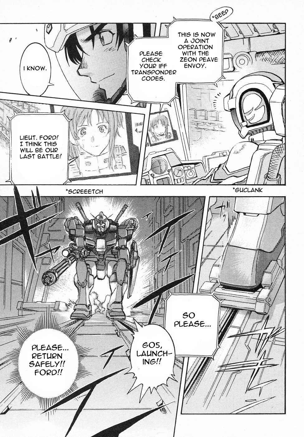 Kidou Senshi Gundam Gaiden - Sora, Senku no Hate ni... Chapter 7.2 page 19 - Chapter 7 v2 : OPERATION 7 - Peace